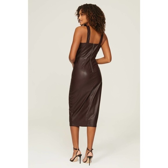 Saylor Rach Dress Sheath Maroon Sleeveless Size Medium - Picture 2 of 8